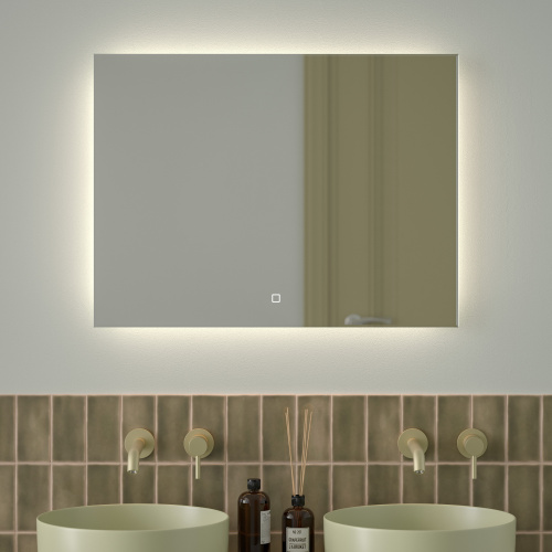 Зеркало с подсветкой Defesto GLOW DF 2507SH 80x60 - фото 3