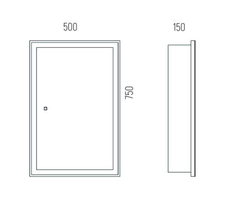 Зеркало-шкаф Corozo Толедо SD-00001391 50х15х75 подвесной цвет белый - фото 2 Зеркало-шкаф Corozo Толедо SD-00001391 50х15х75 подвесной цвет белый - фото 2