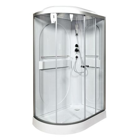 Душевая кабина AvaCan L602R 120х80 асимметричная с крышей ориентация правая