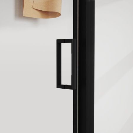 Душевой уголок Vincea City VSR-5CT9012CLB 120х90 стекло прозрачное профиль черный без поддона