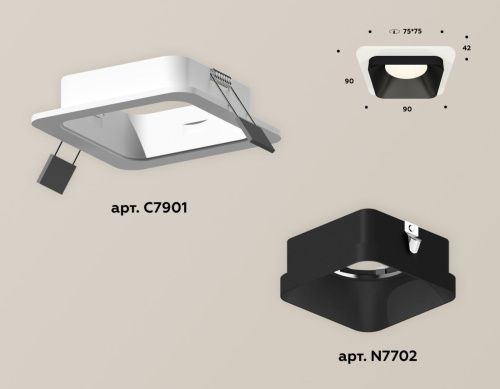 Светильник встраиваемый Ambrella Light Techno (Тецхно) XC7901002 - фото 2
