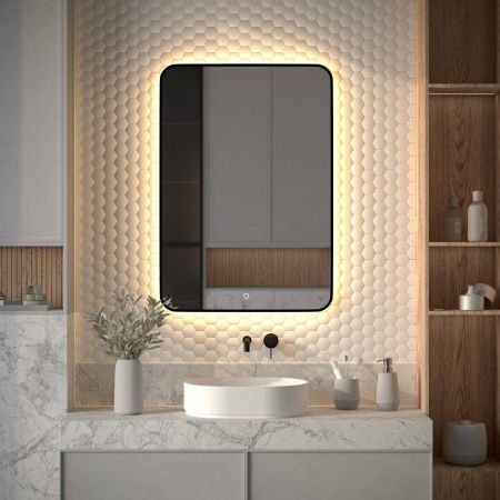 Зеркало с подсветкой Defesto AURA DF 2979S 70х100 подвесное