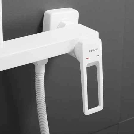 Гигиенический душ со смесителем Shevanik S6805C-1 белый