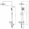 Душевой гарнитур LeMark  LM3788GM настенный серый