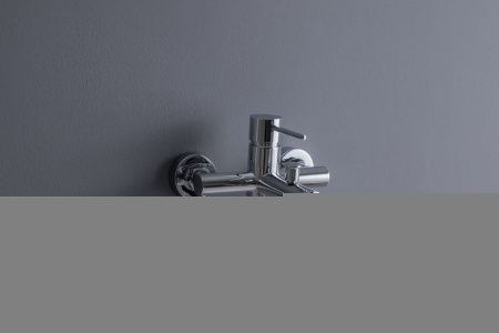 Смеситель для ванны с душем Allen Brau Glority 5.51003-00 настенный хром