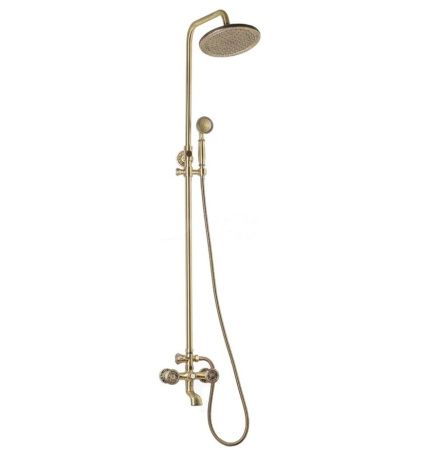 Душевая стойка Bronze de Luxe 10121R настенная цвет бронза