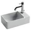Раковина из сантехнического фарфора Ceramica Nova ELEMENT CN5045 40х20 подвесная цвет белый 1 отверстие под смеситель