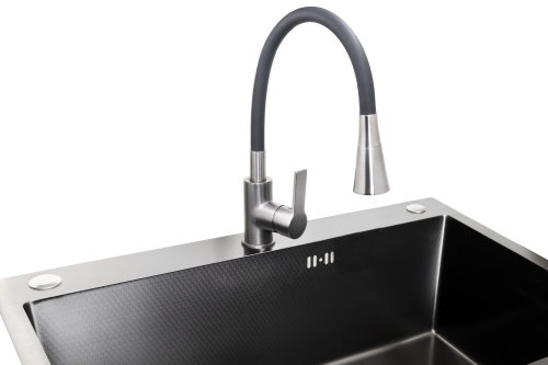 Смеситель для кухни Stella Polar Тулуза S3865-2 SP-00001979 на мойку оружейная сталь - фото 2