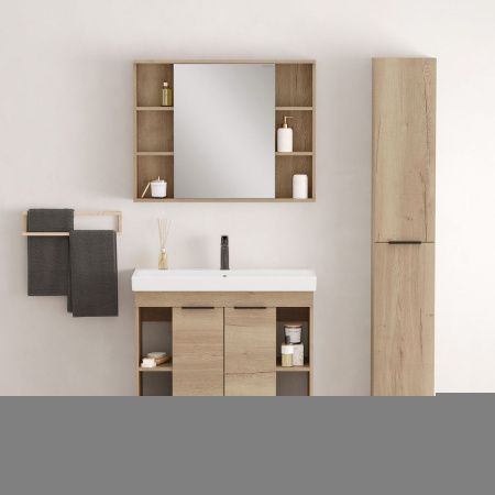 Тумба под раковину Onika Легран 109031 90х40 напольная цвет коричневый