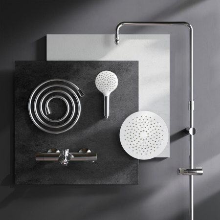 Душевая стойка Am.Pm Like F0780564 настенная цвет хром с термостатом