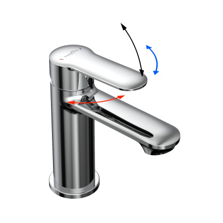 Смеситель Tokito KANDA TOK-KAN-1011 на раковину хром