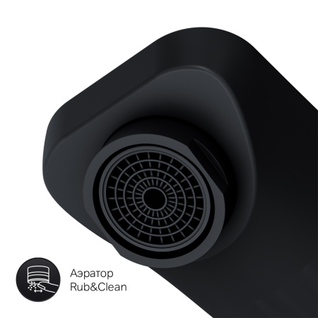 Смеситель Am.Pm Gem F90A72222 встраиваемый в стену черный без термостата