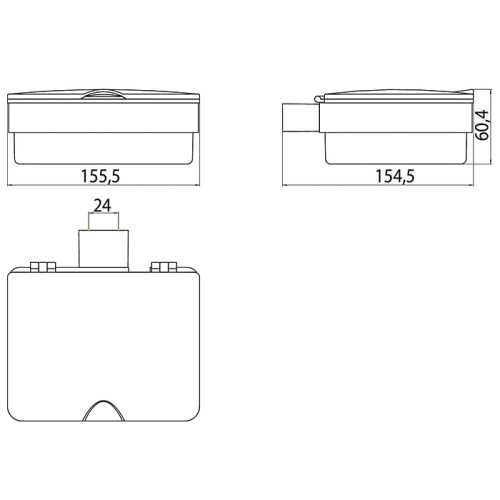 Бумагодержатель Emco Loft 0539 133 01 - фото 2