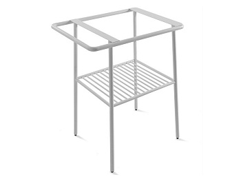 Консоль под раковину Scarabeo Fuji 6005/NROP 59х44х75 напольная цвет черный