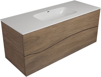 Тумба под раковину Allen Brau Glority 1.35003.NW 120х50 подвесная цвет коричневый