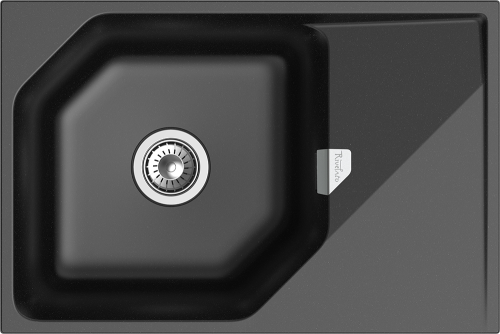 Кухонная мойка Rivelato LOCUS LS-75 nero 75х50 цвет черный - фото 2