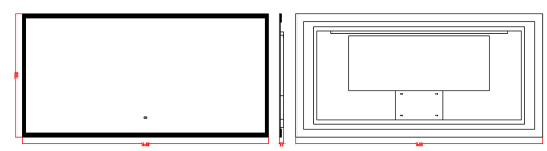 Зеркало в ванную с подсветкой Boheme 544-140 140х70 - фото 2