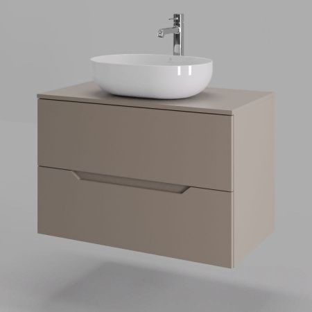 Тумба с раковиной Orange Line Li-80TuLMDF+B05-480W 80х50 цвет бежевый