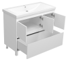 Тумба под раковину Misty Алиса Э-Али01100-0112Я 100х50 напольная цвет белый