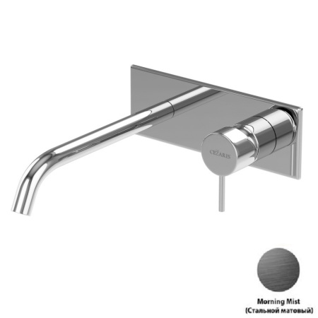 Смеситель Cezares LEAF LEAF-BLI1-20-L-MM встраиваемый стальной матовый