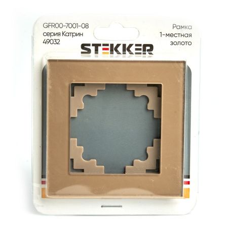 Рамка одноместная Stekker Катрин 49032
