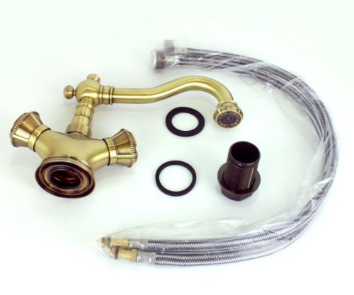 Смеситель Bronze de Luxe ROYAL 10218/1 на раковину бронза - фото 5