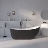 Ванна акриловая Grossman Style GR-2303MB 180х90 отдельностоящая овальная с каркасом