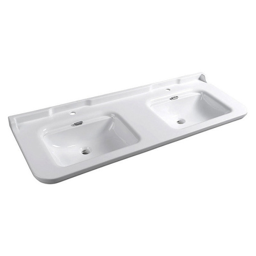 Раковина Kerasan Waldorf 150 см 4143K1bi/cr*1 подвесная цвет белый/хром