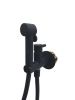 Гигиенический душ со смесителем Webert Elio EL870303560PVC черный