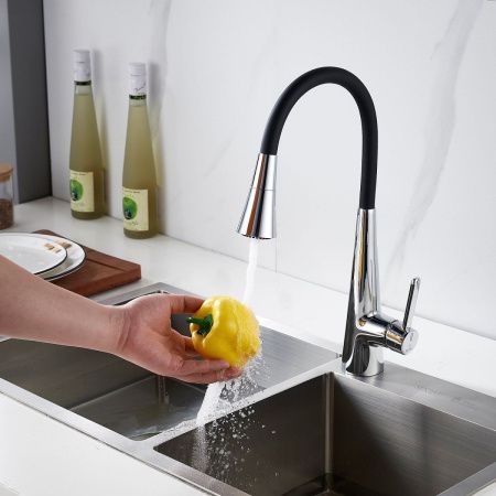 Смеситель для кухни Rose R213 на мойку хром