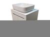 Тумба с раковиной Sintesi STL.W7019_SIN-LVB-APP-409 60х60 подвесная цвет белый
