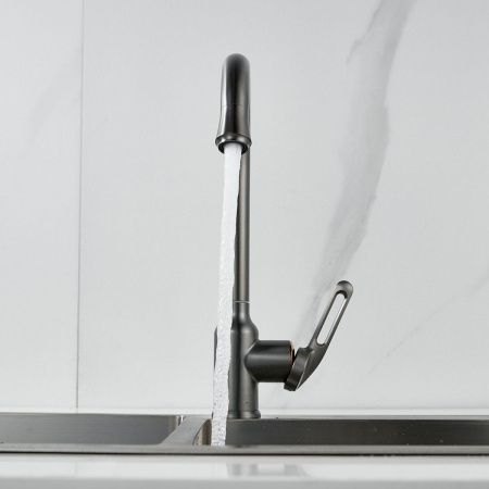 Смеситель для кухни Raffine F103T на мойку оружейная сталь