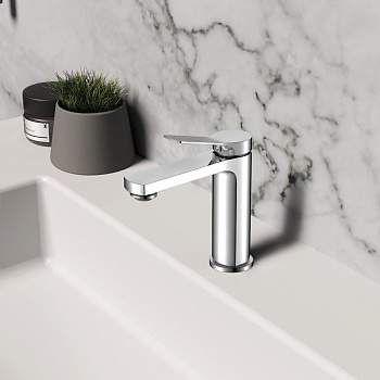 Смеситель Vincea Arco VBF-4AR01CH на раковину хром без термостата