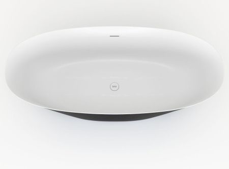 Ванна из искусственного камня Plumberia Selection Veloma VELOMA 170BN 170х75 отдельностоящая овальная с ножками