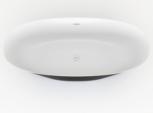 Ванна из искусственного камня Plumberia Selection Veloma VELOMA 170BN 170,5x75 отдельностоящая овальная - фото 5