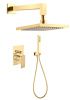 Душевая стойка Webert PE890103010 настенная цвет золото
