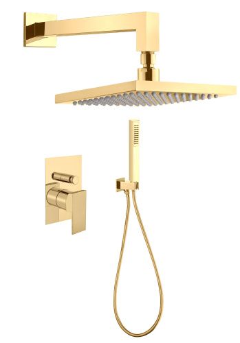 Душевая стойка Webert PE890103010 настенная цвет золото - фото 2