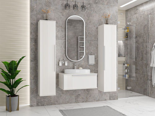 Тумба под раковину Brevita Savoy SAV-09080-0101Я 80х50х34 - фото 5