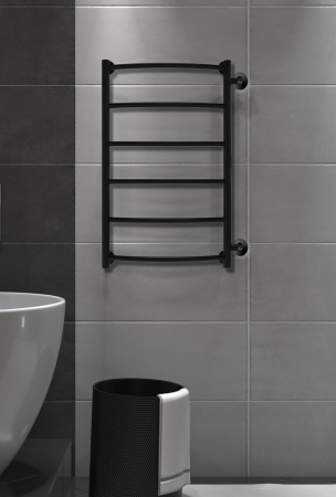 Полотенцесушитель Indigo Arc LASW70-30BR-б/п-50 39х70 водяной черный муар