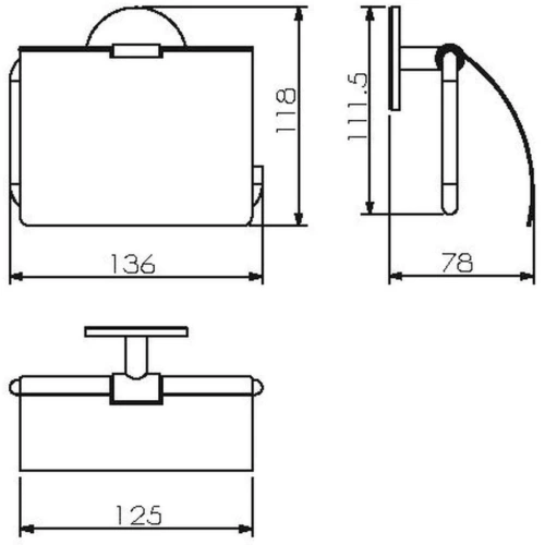Бумагодержатель Langberger MOLVENO 30841A - фото 2