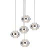 Светильник подвесной Delight Collection Indiana (Индиана) MD22030002-5A chrome/clear
