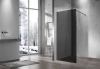Душевая перегородка Vincea Walk in VSW-1H120CGGM 120х200 стекло тонированное профиль вороненая сталь