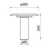 Настольная лампа Mantra Tina (Тина) 9004
