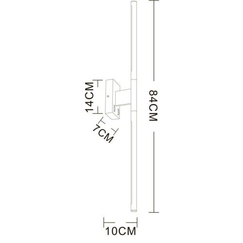Светильник настенный Arte Lamp Lines (Линес) A2029AP-1PB - фото 4