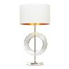 Настольная лампа Lumina Deco Fabi (Фаби) LDT 5531 CHR+WT