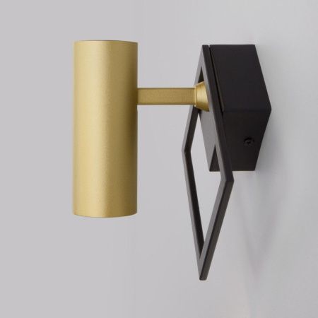 Бра Eurosvet Turro (Турро) 20091/1 LED черный/ золото
