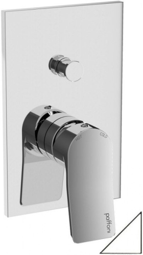 Смеситель для душа Paffoni Tilt TI015BO/M встраиваемый в стену белый