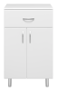 Тумба Misty Э-Люс07050-011Бк 50х35х72 напольная цвет белый