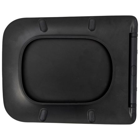 Унитаз напольный с бачком Melana MLN-310306MB черный с сиденьем микролифт безободковый смыв торнадо