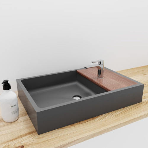 Раковина Uperwood Piter 60 см 291020214 накладная цвет серый - фото 2